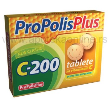 PROPOLIS PLUS C - 200 TABLETE PROPOLIS PLUS C - 200 TABLETE